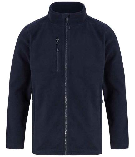 Henbury Recycled Polyester Micro Fleece Jacket - NAV - XS